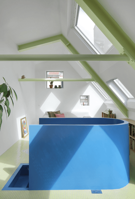 Elevation of a Family House in Bagnolet